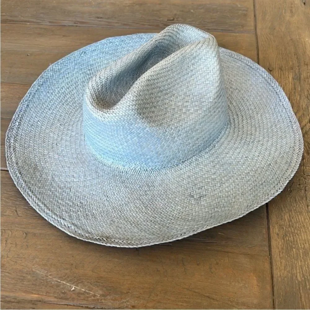 New Anthropologie x Van Palma Luke Rancher Hat L Blue